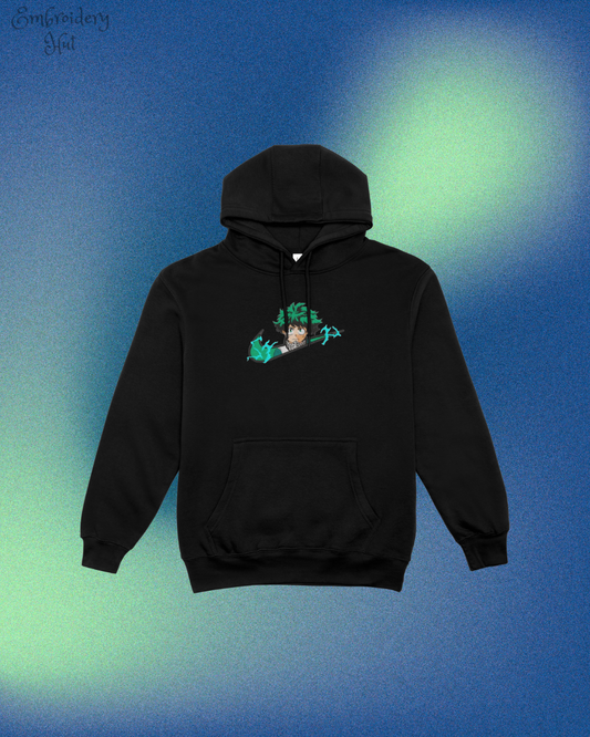 My Hero Academia Midoriya Embroidered Hoodie