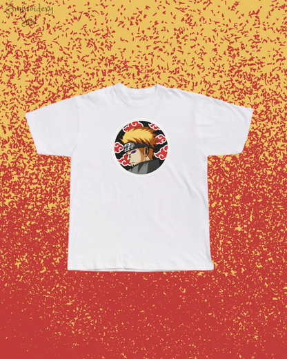 Naruto Pain Embroidered T-Shirt