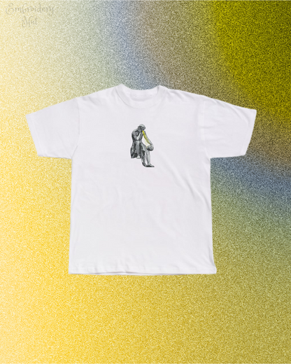 Democritus Embroidered T-Shirt