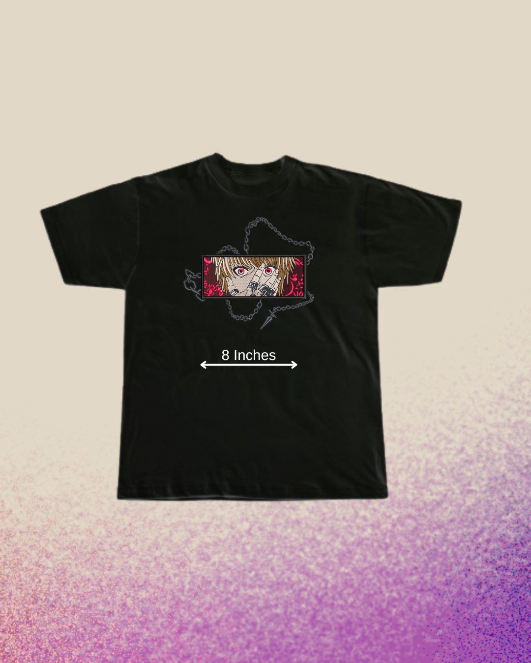 Hunter x Hunter Kurapika Anime Embroidered Tshirt