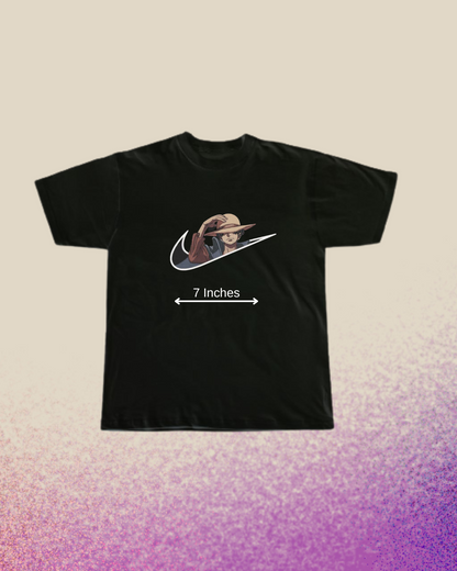 One Piece Luffy Embroidered Tshirt
