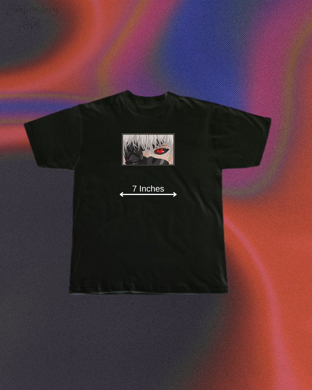 Tokyo Ghoul Ken Kaneki Embroidered T-Shirt