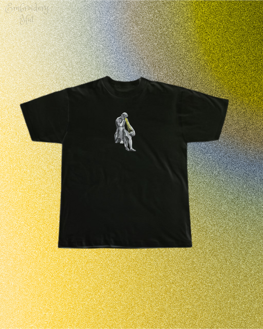 Democritus Embroidered T-Shirt