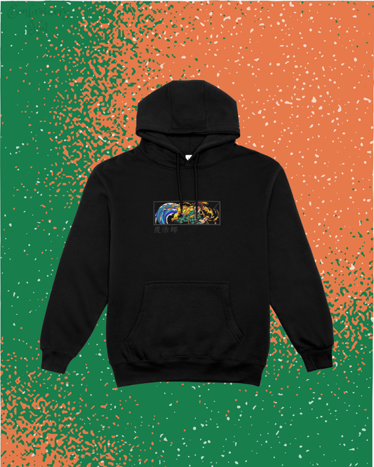 Demon Slayer Tanjiro Embroidered Hoodie