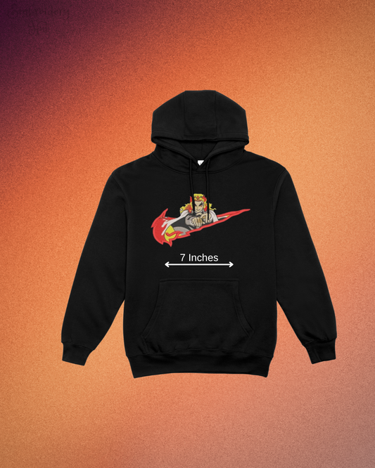 Demon Slayer Rengoku Embroidered Hoodie