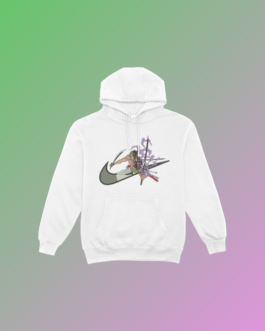 One Piece Zoro Embroidered Hoodie