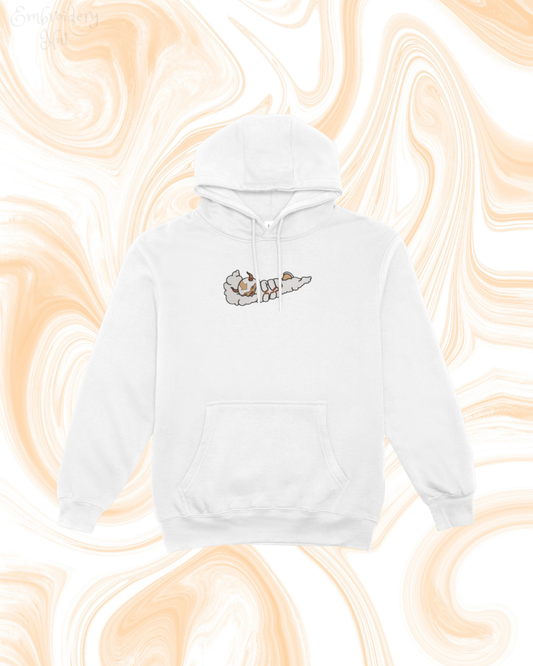 Avatar:The last Airbender Appa Embroidered Hoodie