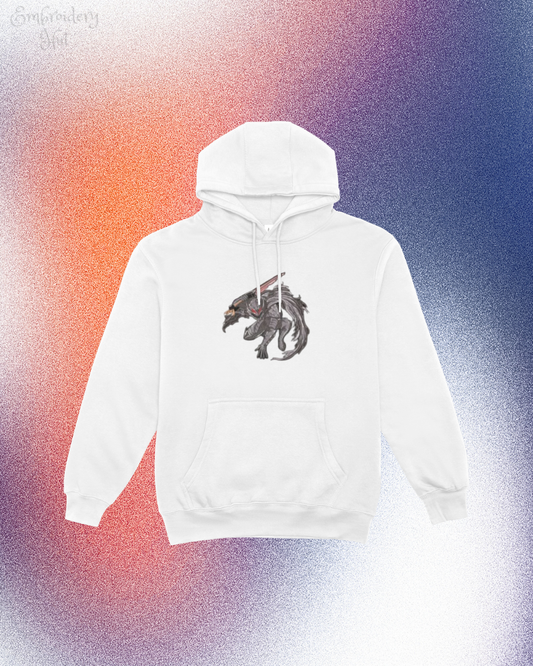 Berserk Demon Embroidered Hoodie