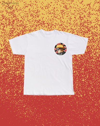 Naruto Pain Embroidered T-Shirt