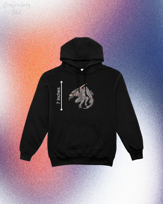 Berserk Demon Embroidered Hoodie