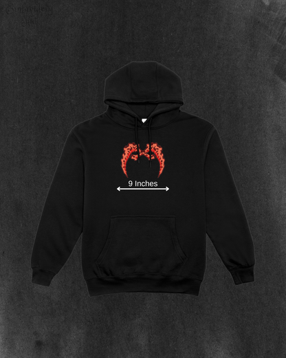 Demon Slayer Gyutaro Sickles Embroidered Hoodie