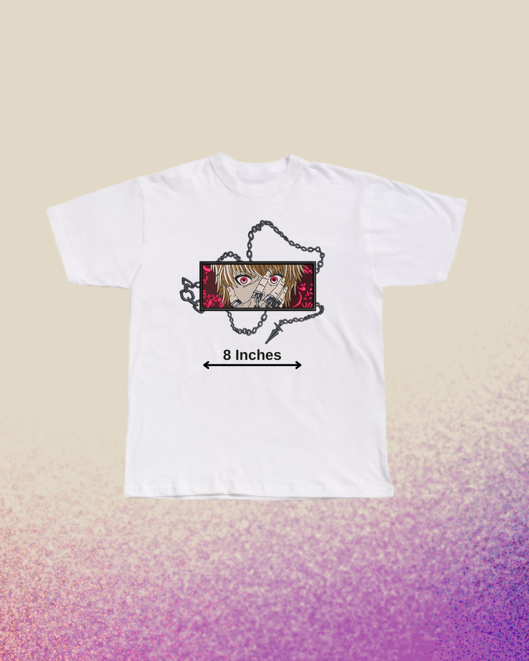 Hunter x Hunter Kurapika Anime Embroidered Tshirt
