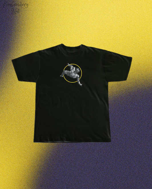 Fall of Icarus Embroidered T-Shirt
