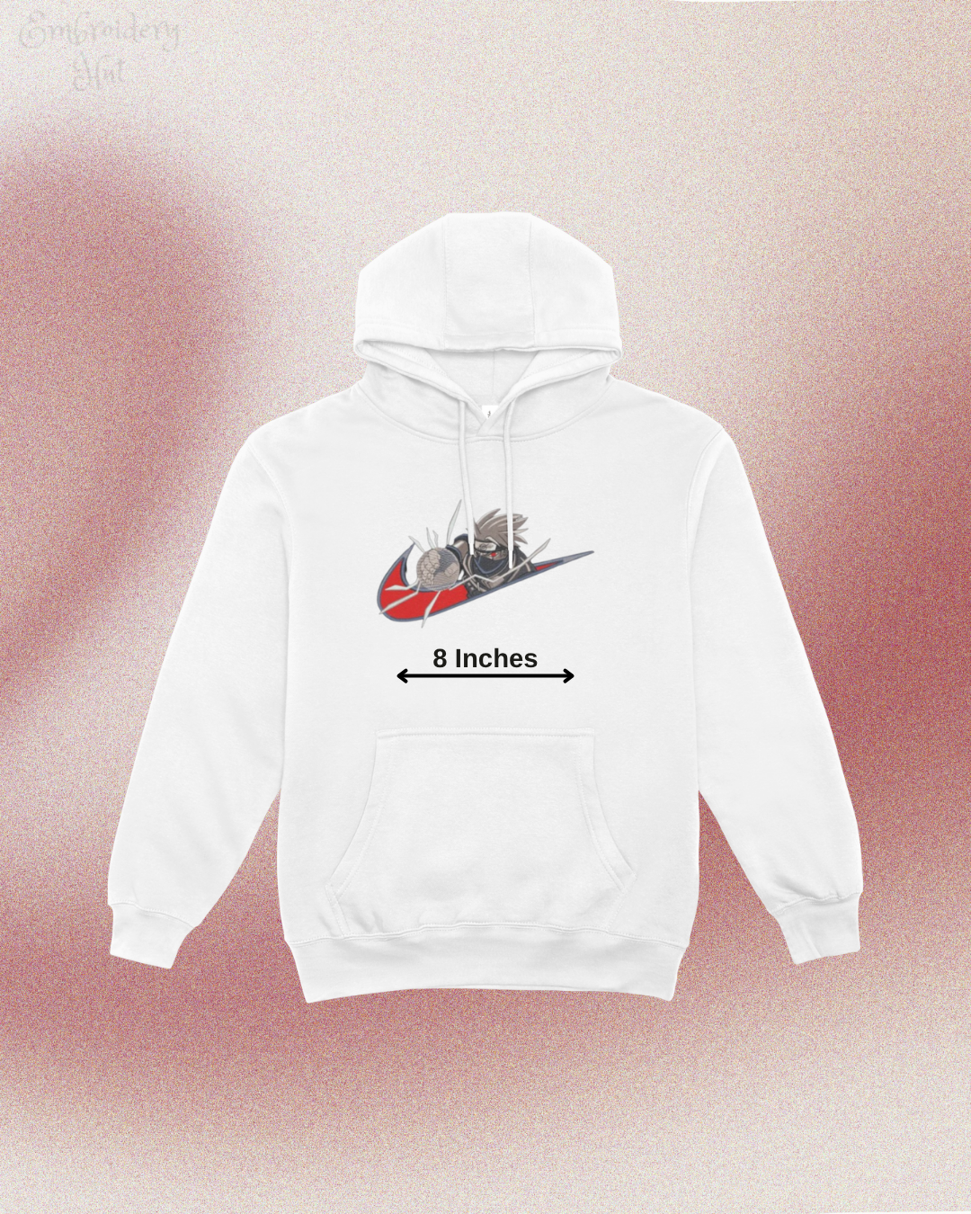 Naruto Kakashi Embroidered Hoodie