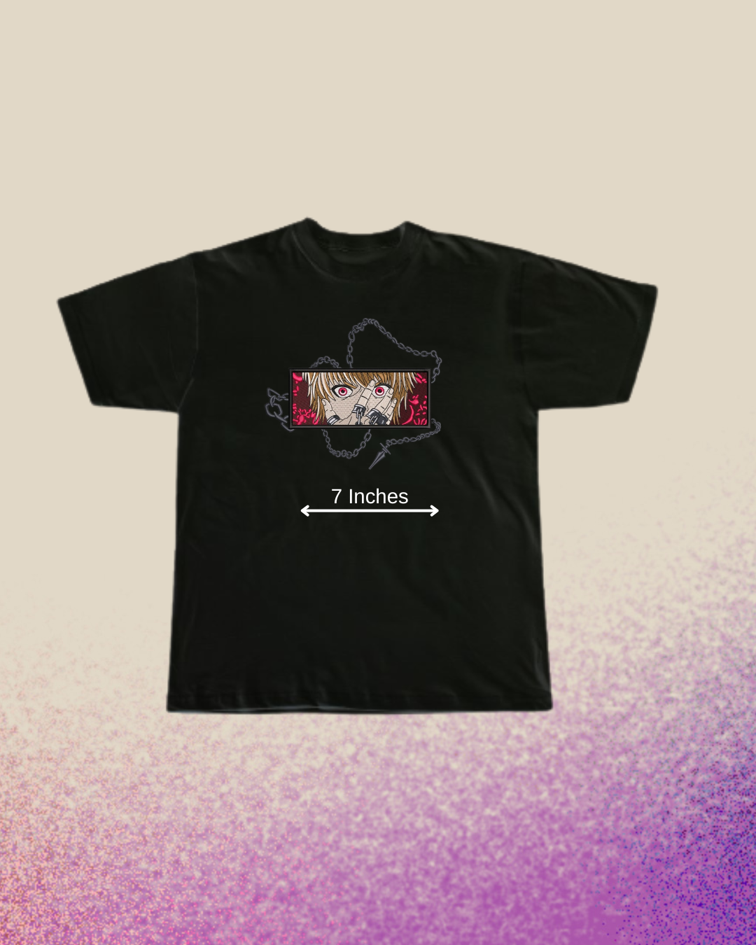 Hunter x Hunter Kurapika Anime Embroidered Tshirt