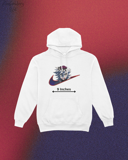 Demon Slayer Douma Embroidered Hoodie