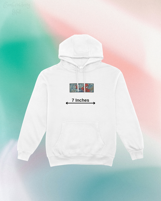 Spiderman Embroidered Hoodie