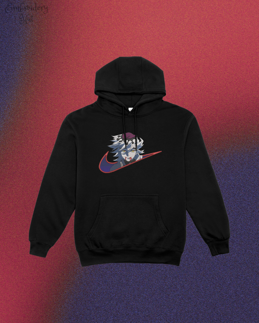 Demon Slayer Douma Embroidered Hoodie