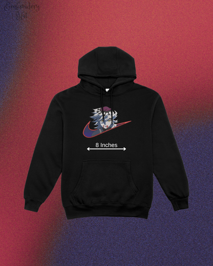 Demon Slayer Douma Embroidered Hoodie