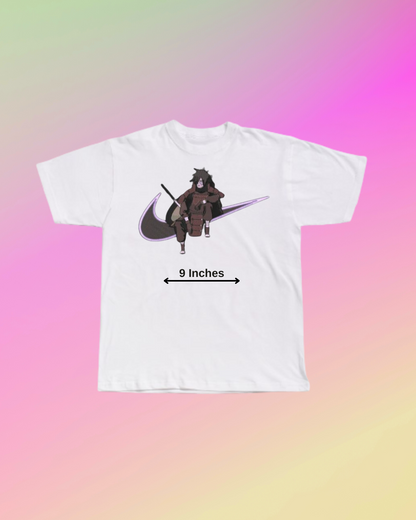 Naruto Madara Embroidered T-Shirt