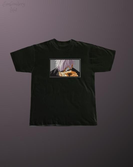 Jujutsu Kaisen Gojo Eyes Embroidered T-Shirt
