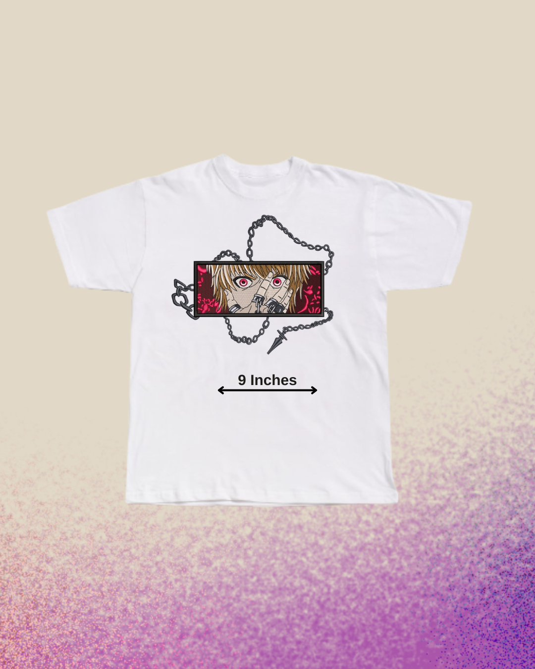 Hunter x Hunter Kurapika Anime Embroidered Tshirt