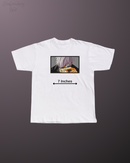 Jujutsu Kaisen Gojo Eyes Embroidered T-Shirt