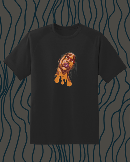 Travis Scott Embroidered T-shirt - Embroidery Hut