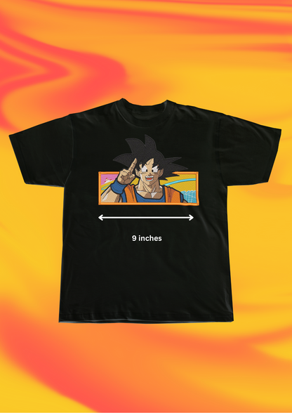 Dragon Ball Z Songoku Embroidered T-Shirt